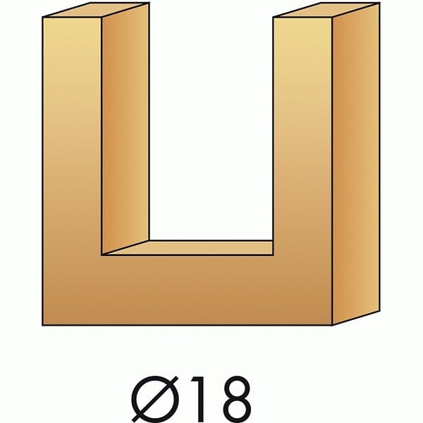 LEMAN - Fraise carbure monobloc brasé queue lisse 2 coupes droites coupe frontale diamètre 12 mm, queue 10 mm - large