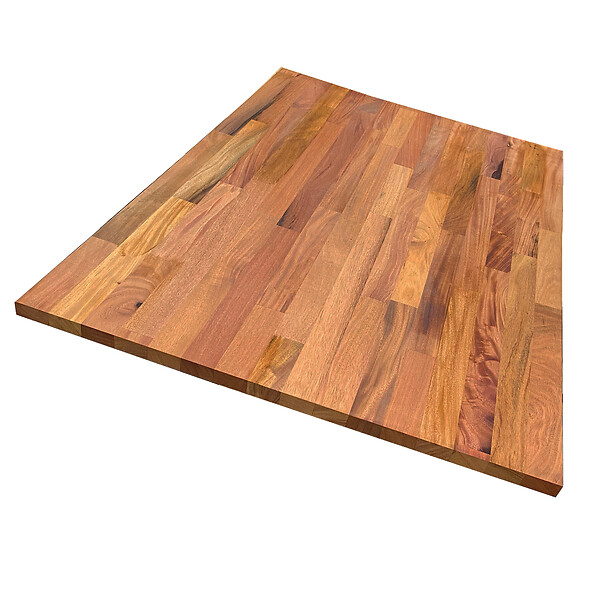 FORESTEA - Tablette acajou massif huilé lamellé collé abouté 2000 x 600 x 18 mm - FSC 100% - large