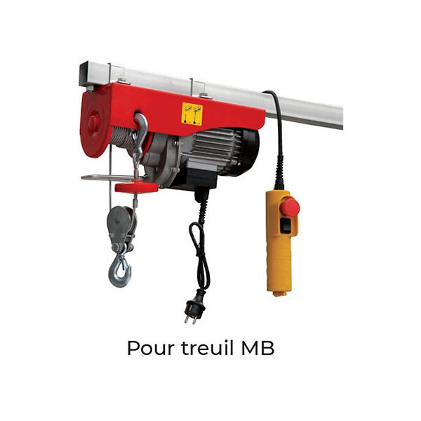 STOCKMAN - Potence tournante MF60/75 pour treuil MB 600kg Stockman - large