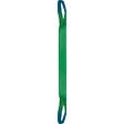 LEVAC - Elingue sangle textile plate 2 boucles restreintes 4 metres 3 tonnes Jaune EN 14922 - vignette