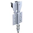 MANTION - Monture intermédiaire fixation sur plat, 2 galets en polyamide montés sur cage à rouleaux - Force 50 kg - Profil associé : 40 x 6 - MANTION - BOB50 - vignette