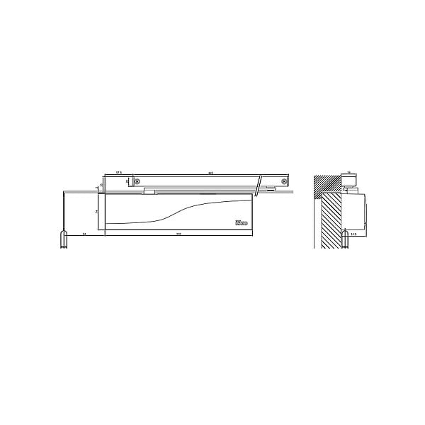 ISEO - Fermeporte modèle IS 115 - large