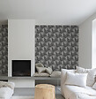 GRANDECO - Papier peint expansé Boaz - Gris - L.10,05m x l.0,53m - vignette