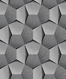 GRANDECO - Papier peint expansé Boaz - Gris - L.10,05m x l.0,53m - vignette