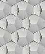 GRANDECO - Papier peint expanse intisse motif boaz blanc - vignette