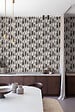 GRANDECO - Papier peint expanse intisse motif aaron beige - vignette