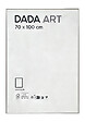 DADA ART - CADRE PVC MILA 70x100  ARGENT - vignette