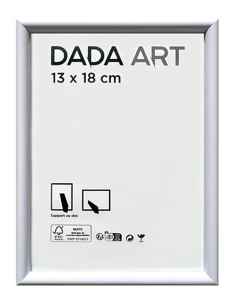 DADA ART - Cadre en PVC Mila - 13x18 - Blanc - large