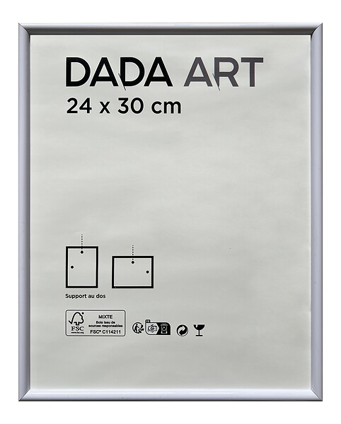 DADA ART - CADRE PVC MILA 24x30  BLANC - large
