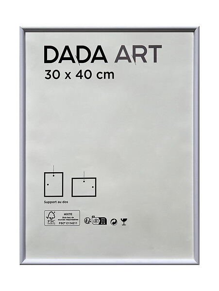 DADA ART - Cadre en PVC Mila - 0x40 - Blanc - large