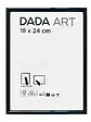 DADA ART - Cadre photo PVC Mila - Noir - 18x24cm - vignette