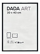 DADA ART - Cadre photo PVC Mila - Noir - 30x40cm - vignette