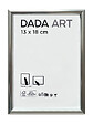 DADA ART - Cadre photo PVC Mila - Argent - L.13xl.18cm - vignette