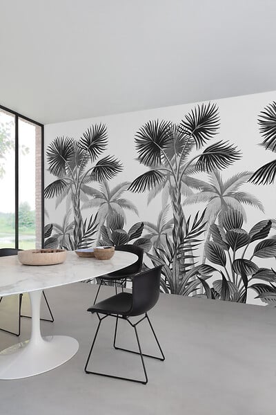 GRANDECO - Papier peint panoramique graphic jungle - large