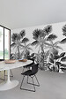 GRANDECO - Papier peint panoramique graphic jungle - vignette