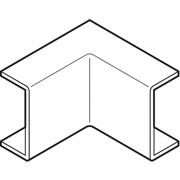 OBO BETTERMANN - Angle plat MS 30x10mm REHAU 265876 - large