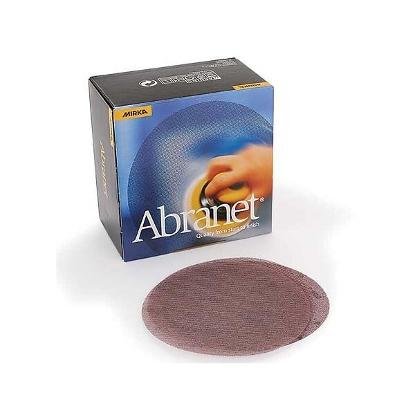 MIRKA - Disque abrasif Abranet D.225 G.180 - Marron - BTE 25 - MIRKA - 5422302518 - large