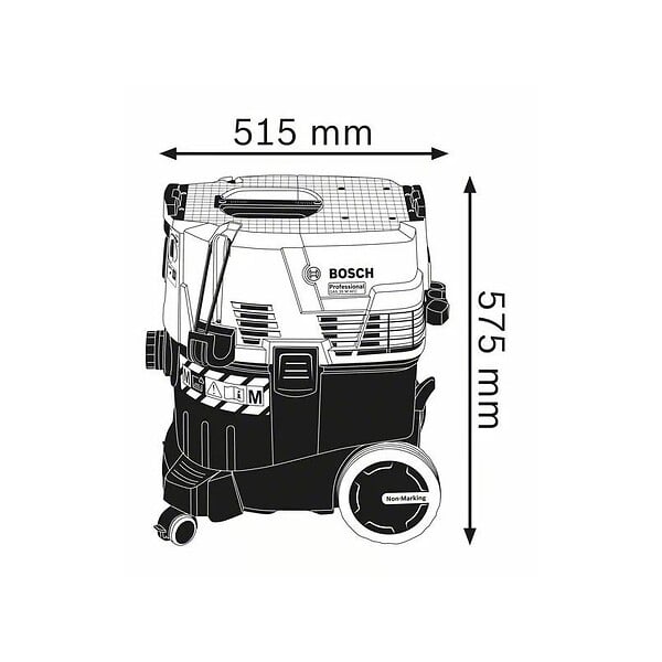 BOSCH - Aspirateur 1380W Bosch pour solides et liquides GAS 35 M AFC Professional  06019C31W0 - large