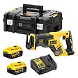 DEWALT - Scie sabre DEWALT DCS367P2 XR 18V Brushless (2x5.0Ah) avec coffret T-Stack et chargeur - vignette