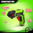 CONSTRUCTOR - Tournevis rechargeable 4V lithium + accessoires - 4Nm - Coffret de rangement - vignette