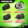 CONSTRUCTOR - Tournevis rechargeable 4V lithium + accessoires - 4Nm - Coffret de rangement - vignette