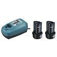 MAKITA - Ensemble de 2 machines sans fil - 10,8 V Li-Ion 1,3 Ah (DF330D + TD090D) - vignette