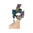 MAKITA - Perceusevisseuse sansfil Makita DDF458RTJ 18 V  2 batteries 5 Ah BL1850  chargeur  Makpac 2 - vignette