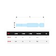 FACOM - FACOM - EX.6 - Embouts standards série 6 pour vis Torx - EX.625 - vignette