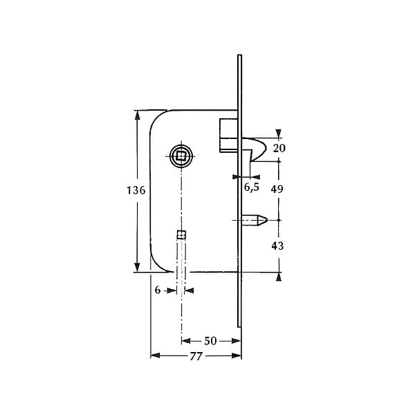 JPM - SERRURE LARD MENT. BDCC 276000 - large