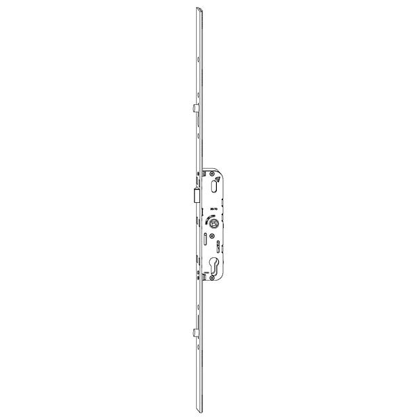 FERCO - Crémone barillet 2570 ajustable haut et bas longueur 1780mm - large