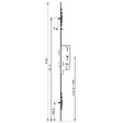 FERCO - Crémone à  larder Ferco Europa S2 4070 mm 2 pannetons 162150 mm  6335240101 - vignette