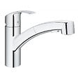 GROHE - Grohe Eurosmart Mitigeur évier avec Douchette, Chrome (30305001) - vignette