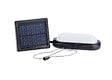 SMARTSOLAR - Spot solaire LED pour cabanon - Noir - 50 lumens - 16x7x4cm - vignette