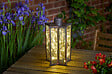 SMARTSOLAR - Lanterne solaire étoile 60 LED - Bronze - 28x16x16cm - vignette