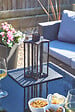 SMARTSOLAR - Lanterne solaire étoile 60 LED - Bronze - 28x16x16cm - vignette