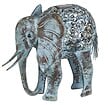 SMARTSOLAR - Éléphant solaire décoratif en métal - 34x23.5x38cm - vignette