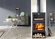 PANADERO - Poêle à bois Cook - Fonte - Anthracite - 7.1kW - vignette