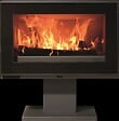 PANADERO - Poêle à bois acier MAJA-S - Gris - 7,2kW - vignette