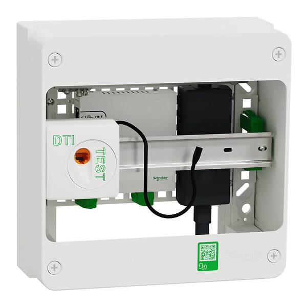 SCHNEIDER ELECTRIC - Coffret VDI résidentiel Resi9 - 13 modules - Switch PoE - large