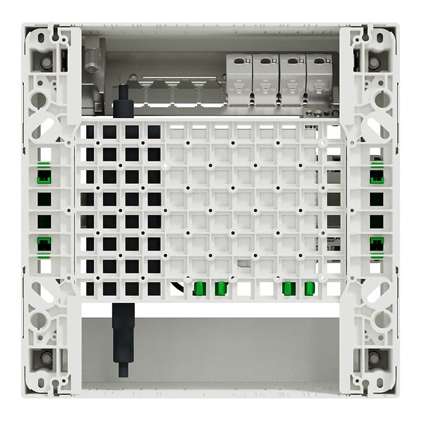 SCHNEIDER ELECTRIC - Coffret VDI résidentiel Resi9 - 13 modules - Switch PoE - large