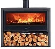 PANADERO - Poêle à bois Allegro - Acier - Anthracite - 8.9kW - vignette