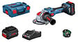 BOSCH - Meuleuse Biturbo 18V X-Lock GWX 18V-15 SC Professional + 2 batteries Procore 8Ah + chargeur + coffret L-Boxx - BOSCH - 06019H6501 - vignette