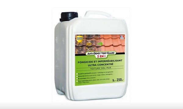 GUARD - Anti-Dépôt Vert Guard 2 en 1 - Fongicide hydrofuge - 5L - large