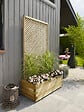 CERLAND - Treillis en pin traité Clématite - Vert - 900x1800 mm - vignette
