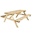 CERLAND - Table picnic pliable PIN 1800x1700x759 mm - vignette