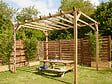CERLAND - Tonnelle de jardin en bois Magdalie - L.400xl.300xH.249cm - vignette