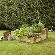 CERLAND - Carre potager 3 étages - Pin sylvestre traité - 100x80x36cm - vignette