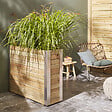 CERLAND - Bac BAMBOU PIN 1000x300x785 mm - vignette