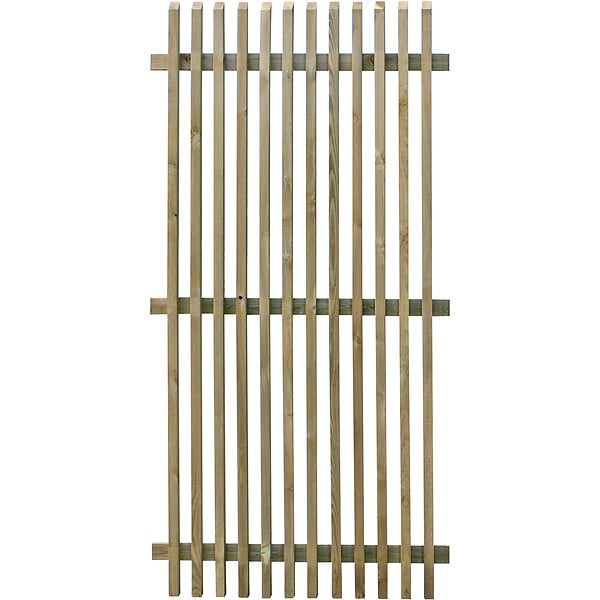 CERLAND - Panneau décoratif en pin PIKA - Naturel - L.90xl.180cm - large