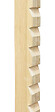 CERLAND - Poteau Persienne PIN 90x90x2000 mm - vignette